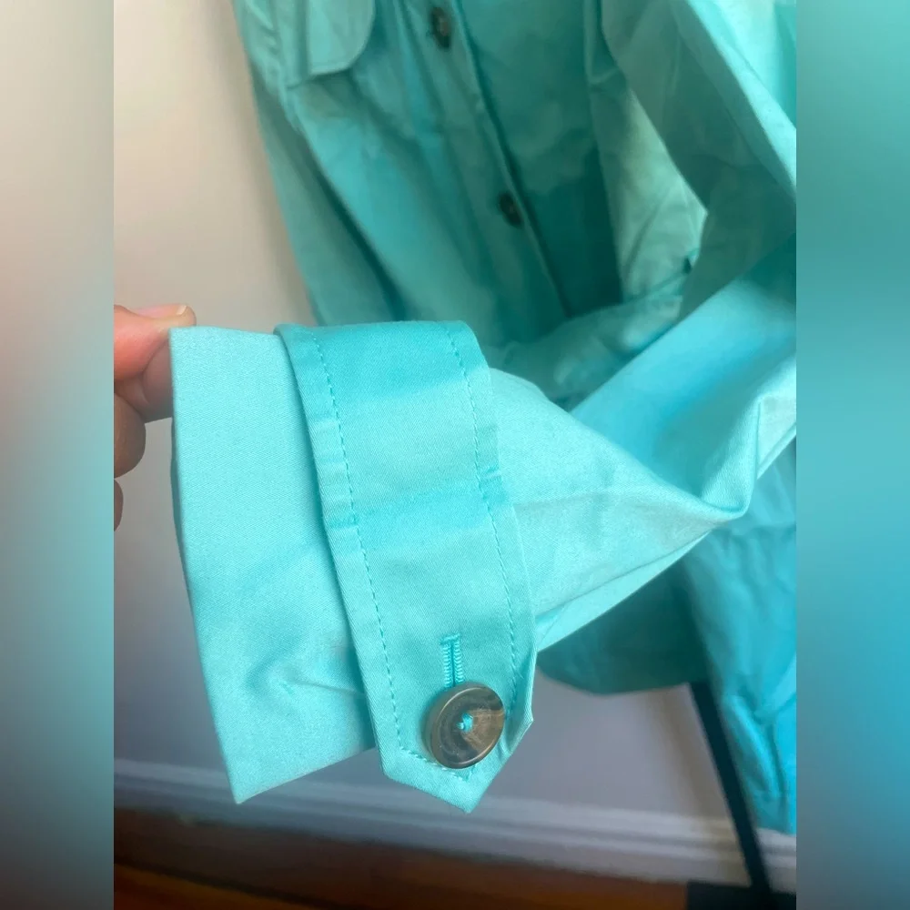 🌸NEW🌺 Brooks Brothers Beautiful Bold Trench Coat,No longer available in stores - Picture 3 of 15